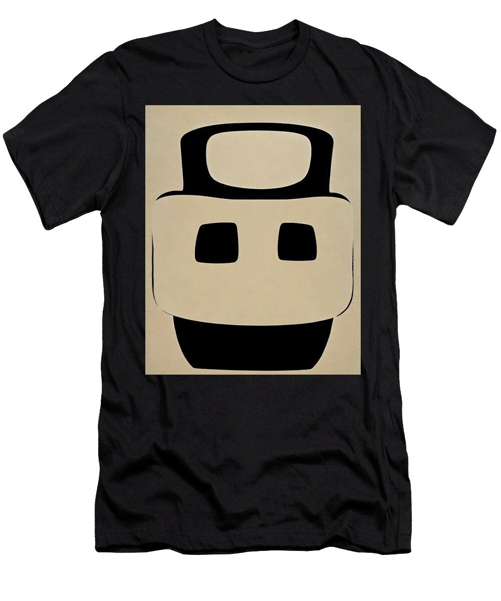 Abstract Black Shapes Art Wafe Akkash T-Shirt