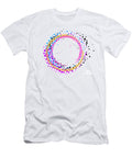 Abstract Colorful Halftone Paintbrush Swirl Circle Shawn Hempel T-Shirt