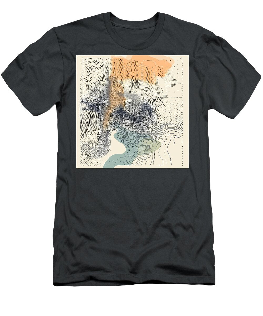 Abstract Dotted Textured Background with Pastel Color Carla Mandez T-Shirt