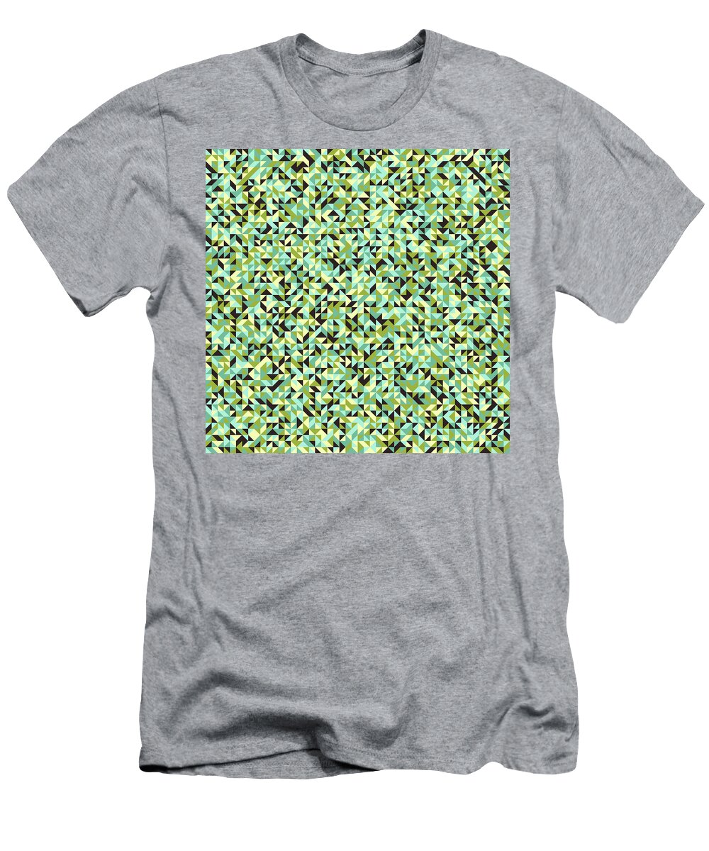 Abstract Geometric Pattern Generative Computational Art Illustration Herbert T-Shirt