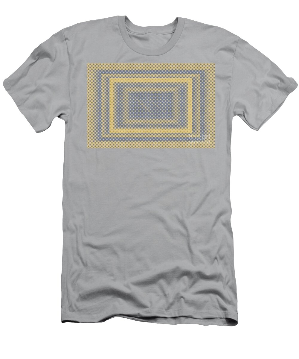 Abstract Halftone Block Shapes Jonathan Welch T-Shirt