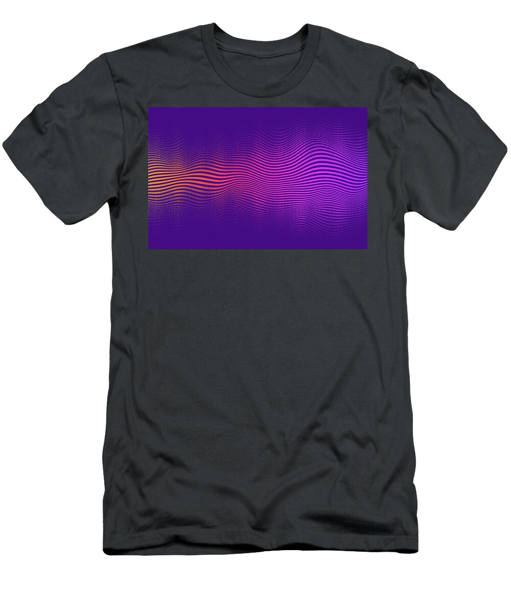 Abstract Halftone Gradient Vibrant Background with Blending Colors and Textures Herbert T-Shirt