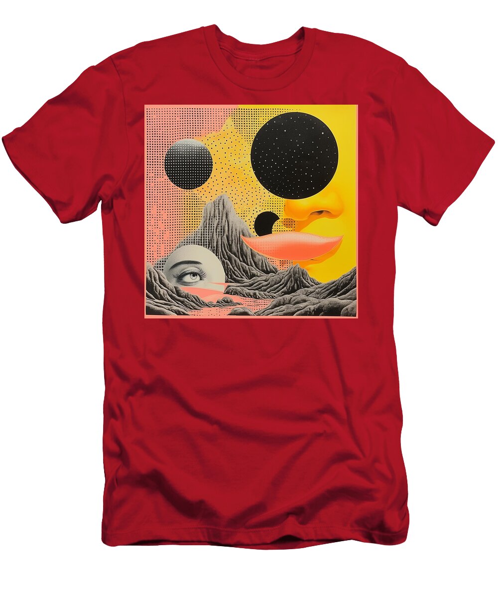Abstract Halftone R Sograph Pr Nts Pop Art Co 8c27d458 0eef 4850 A247 828015a27e39 0 Romed Roni T-Shirt