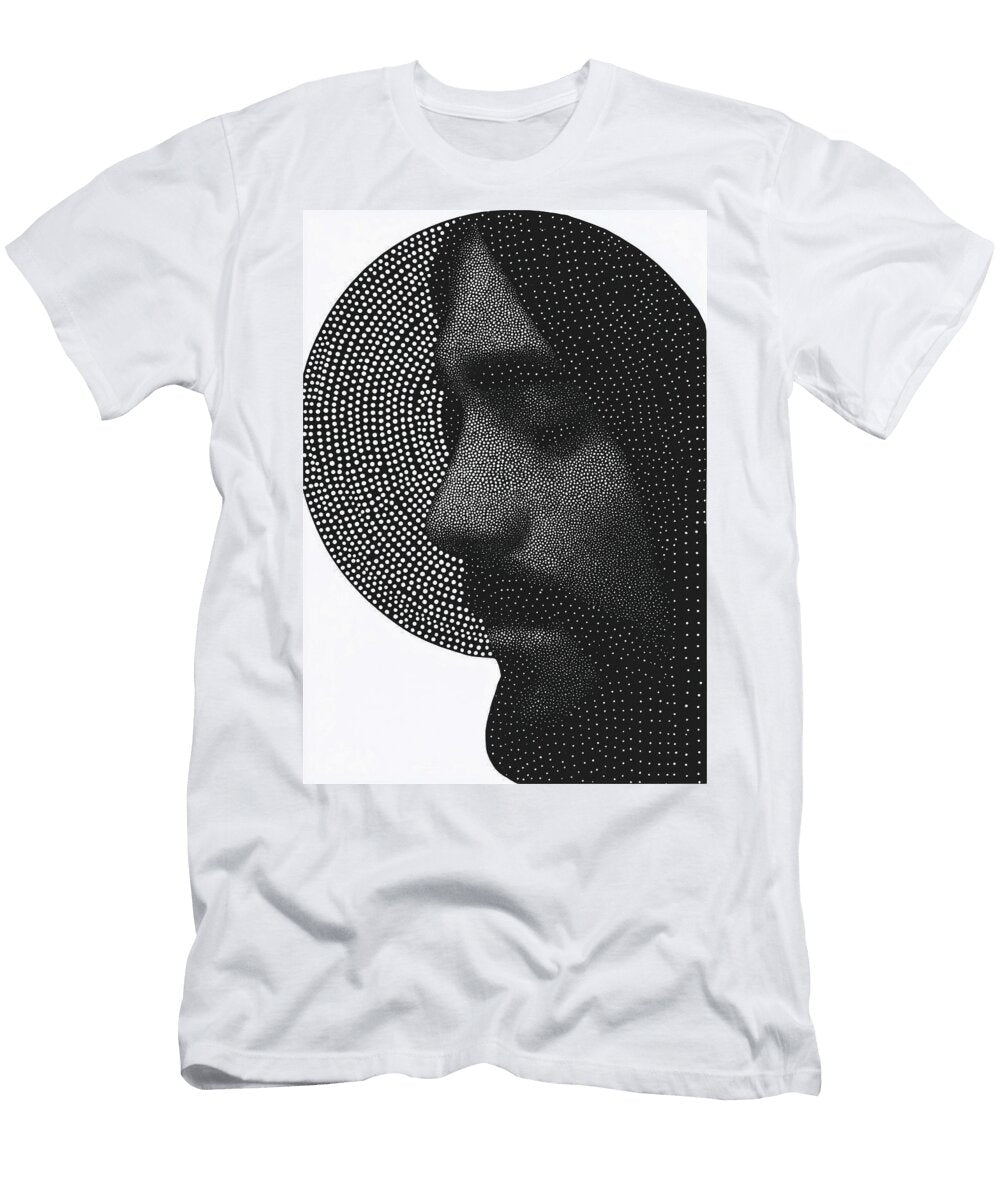 Abstract Jesus Dot Portrait Sampadart Gallery T-Shirt
