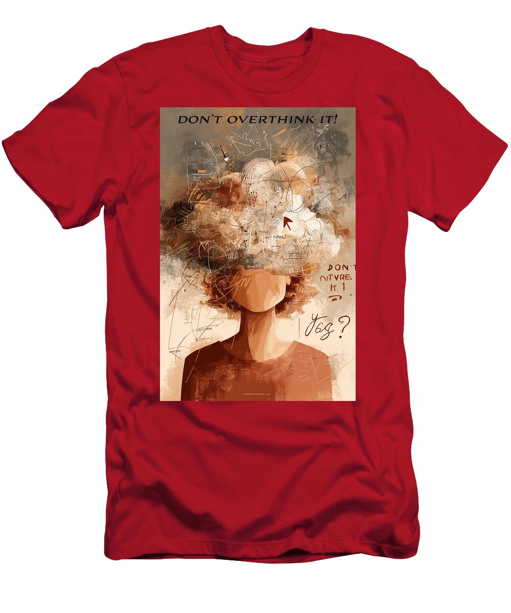 Abstract Mind Overload Kevin Walker and Pixel Reverie T-Shirt