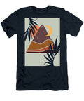 Abstract Pyramid Sun Moon and Leaves Art Print Boho Minimalist Printable Wall Art Vintage Poster Set Mounir Khalfouf T-Shirt