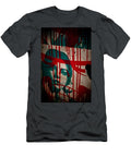 Abstract Stencil with Red Drips Chris Brady T-Shirt