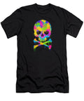 Abstract Trendy Graffiti Watercolor Skull Philipp Rietz T-Shirt