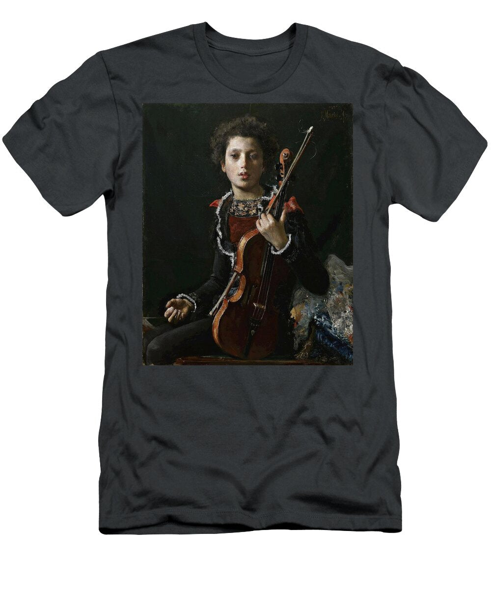 Acrobat with Violin Antonio Mancini Italian T-Shirt
