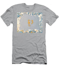 Acrylic Pour Golden Seahorses Elisabeth Lucas T-Shirt