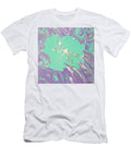 Acrylic Pour Silver Dragonfly Elisabeth Lucas T-Shirt