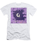 Acrylic Pour Silver Moon Cat Elisabeth Lucas T-Shirt