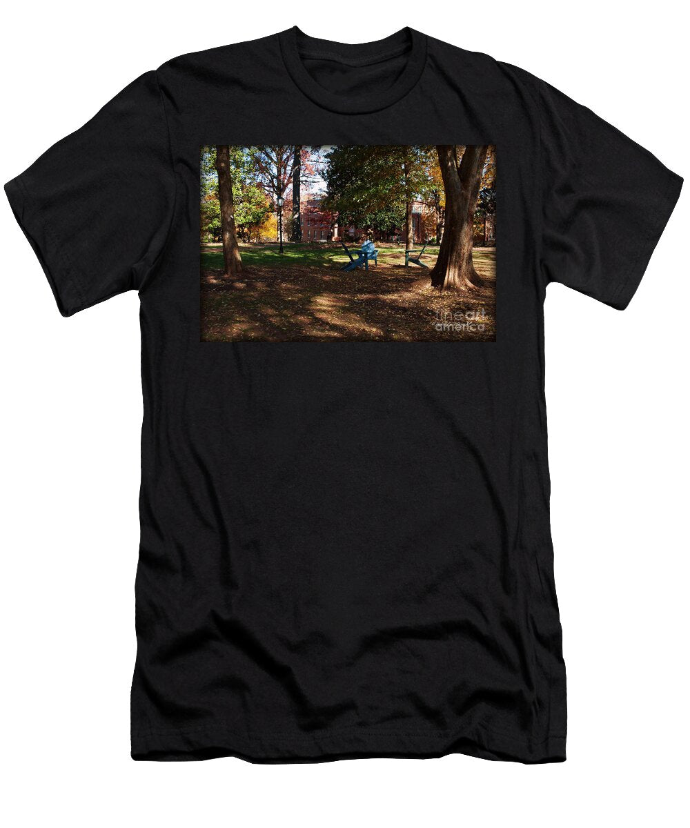 Adirondack Chairs 2 Davidson College Paulette Wright T-Shirt