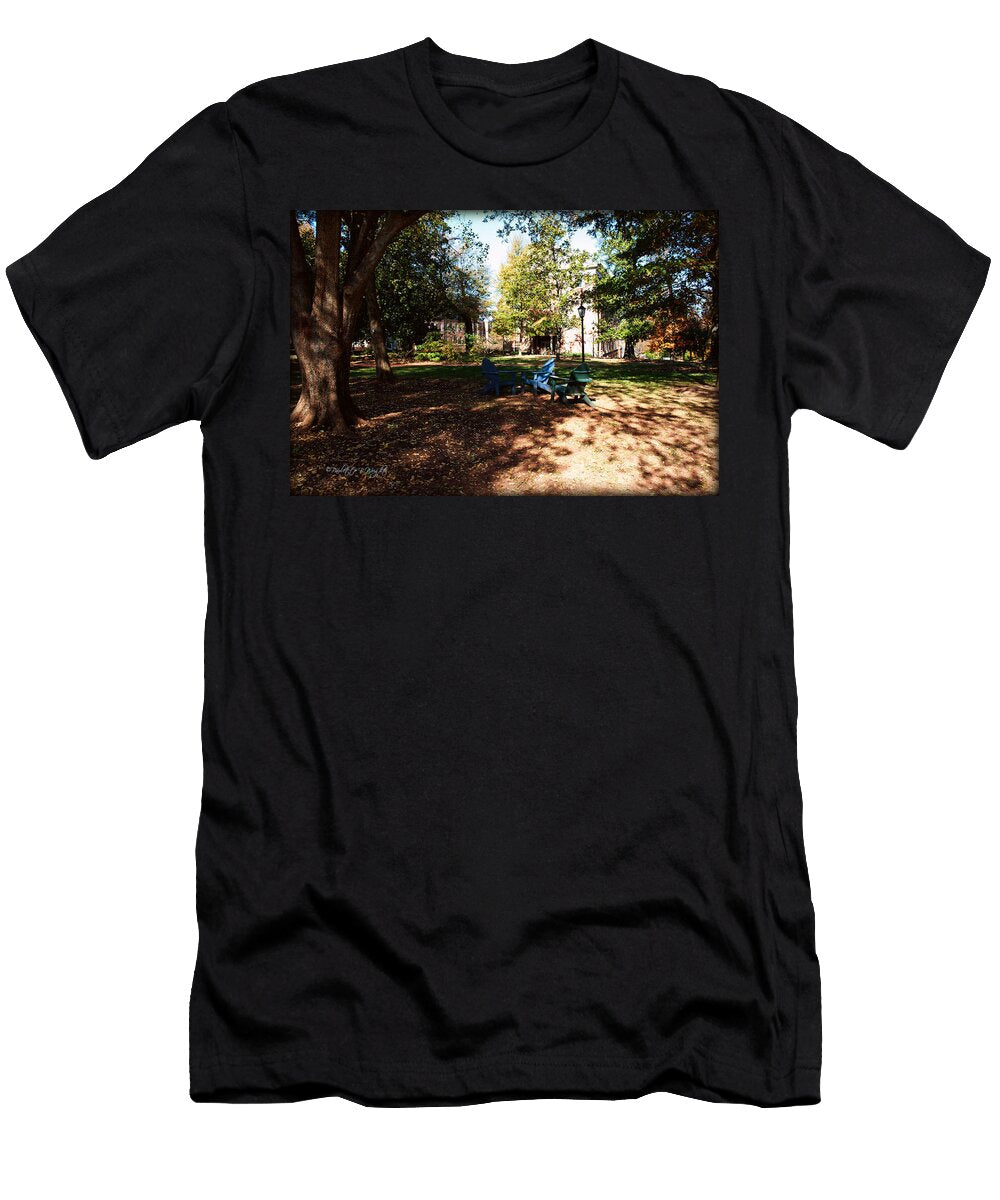 Adirondack Chairs 5 Davidson College Paulette Wright T-Shirt