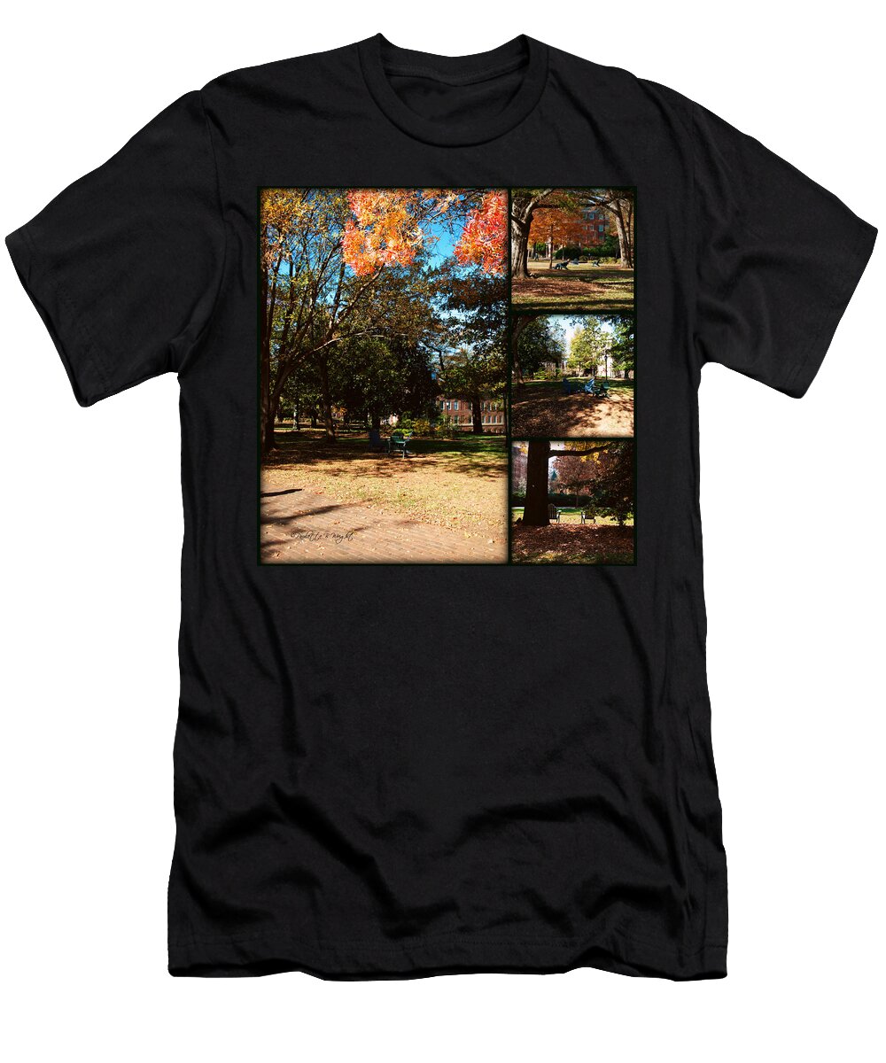 Adirondack Chairs Collage2 Paulette Wright T-Shirt