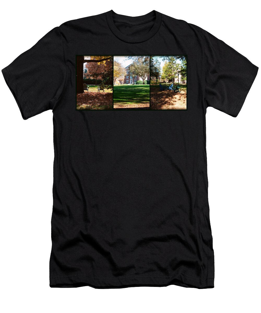 Adirondack Chairs Collage5 Paulette Wright T-Shirt