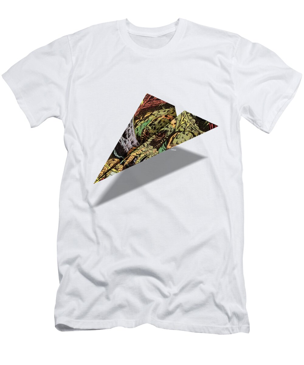 Adventure Into Fear Comic Book Ad Paper Airplane Yopedro T-Shirt