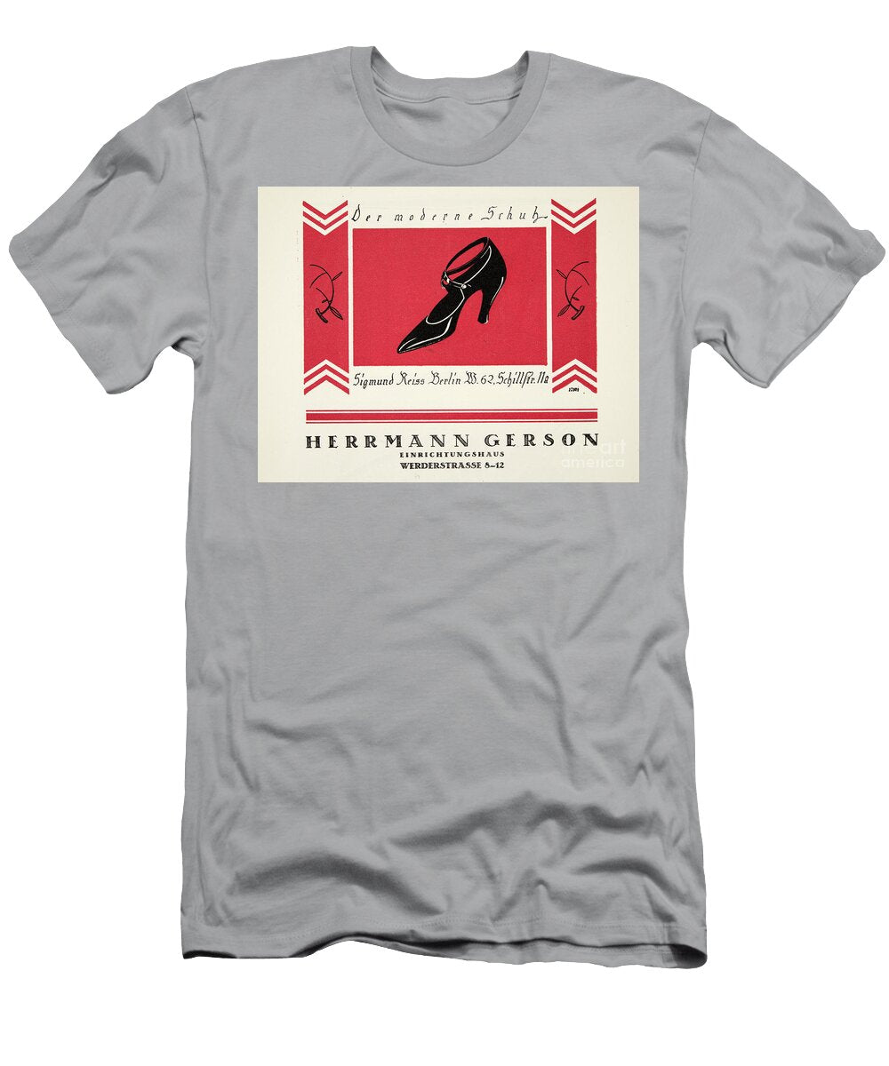 Advertisement for Herrmann Gerson Shoes From Styl 1922 German School T-Shirt