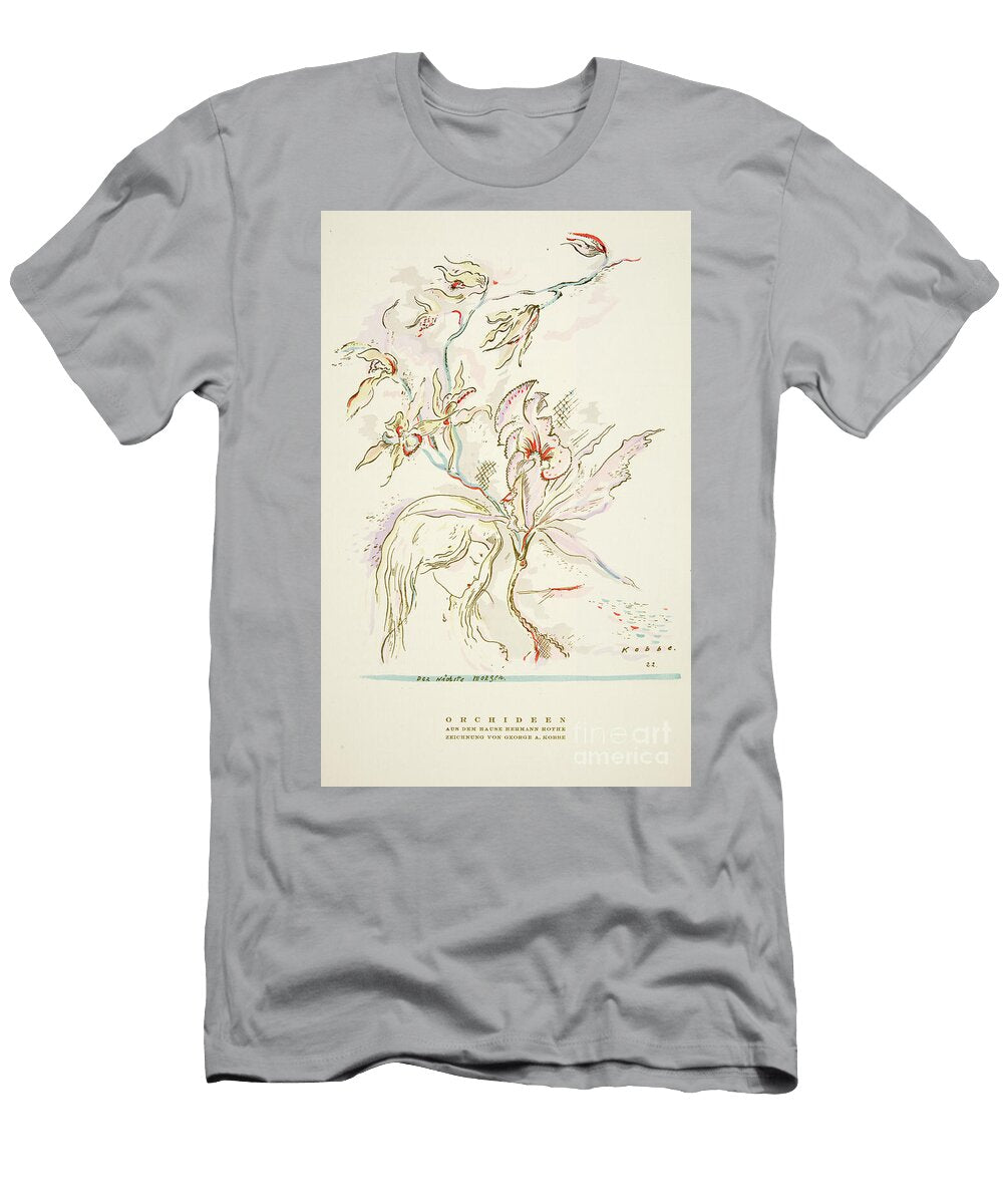 Advertisment Orchideen Aus Dem Hause Hermann Roth From Styl 1922 German School T-Shirt