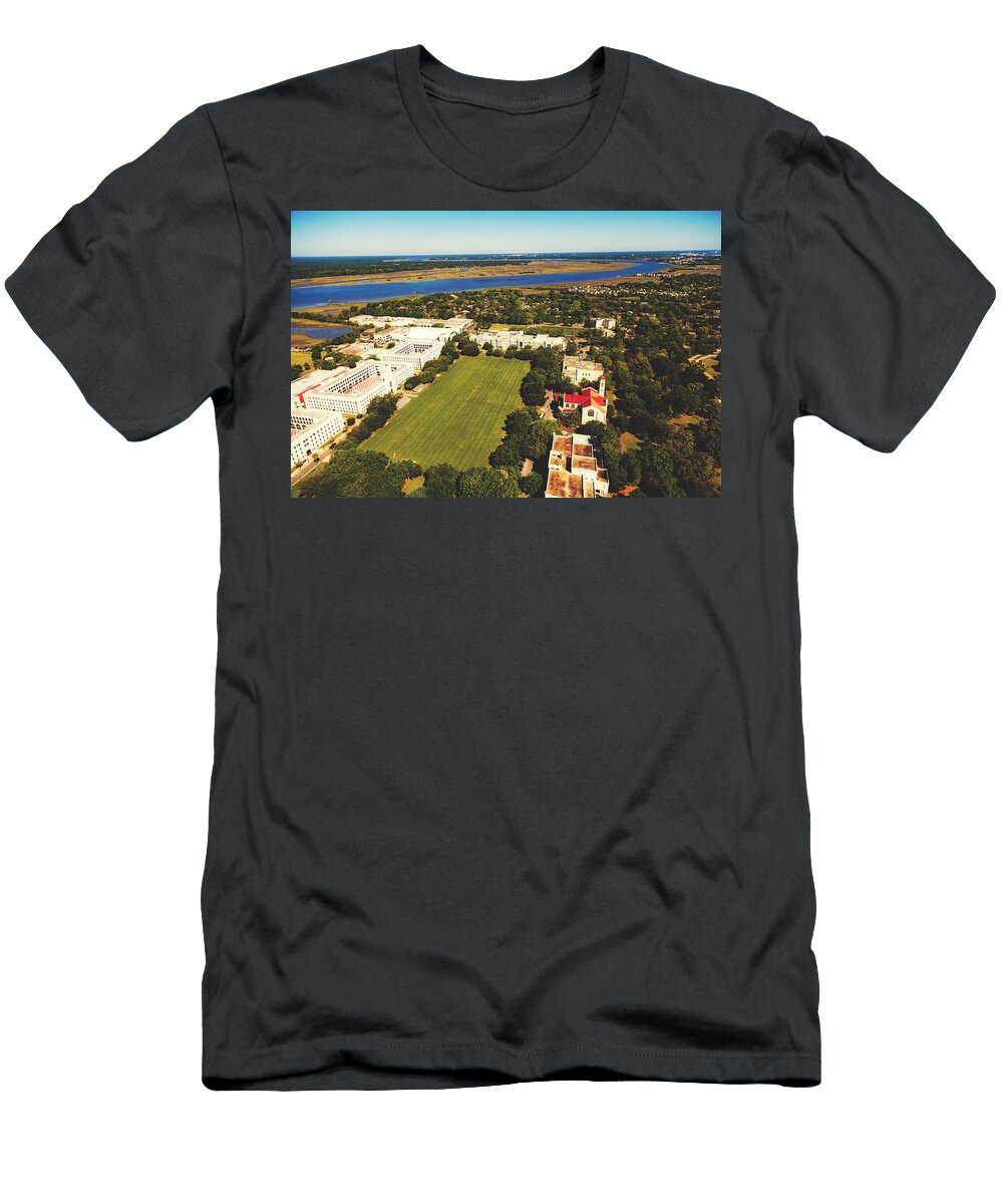 Aerial View of the Citadel Library of Congress T-Shirt