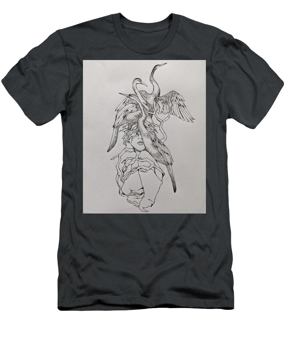 African Darter Aminath Rooba Ali T-Shirt
