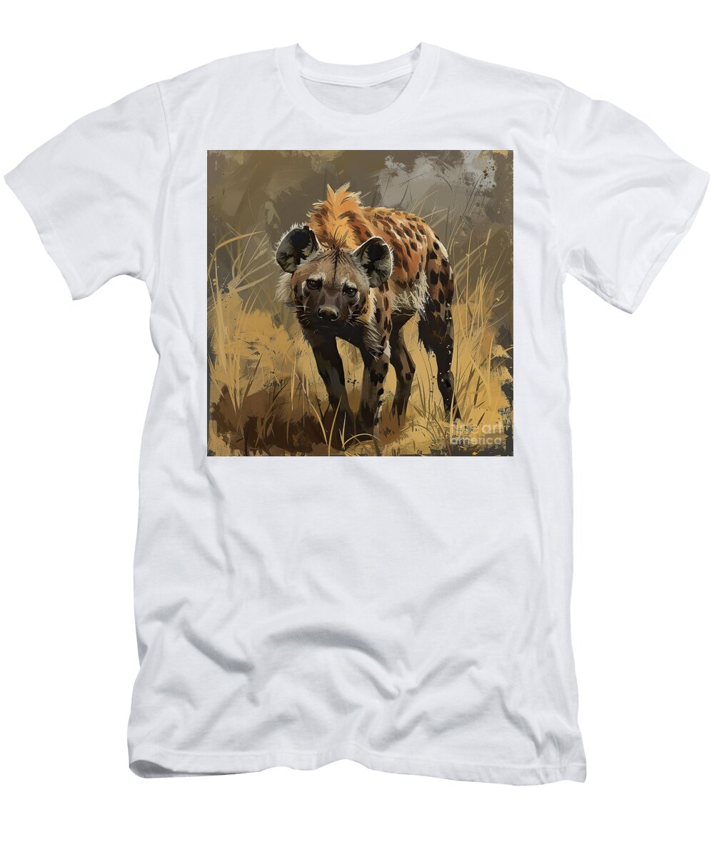 African Hyena Elisabeth Lucas T-Shirt