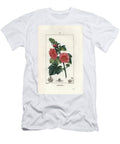 Alcee Rose Engraving By Lambert Fils From LA Flore Medicale De Chaumeton Poiret Et Chamberet Paris 1830 Common Hollyhock Alcea Rosea European School T-Shirt