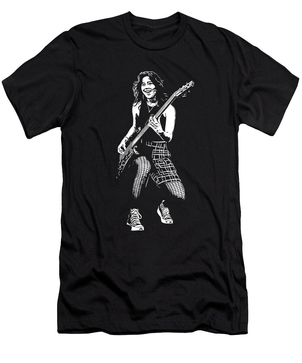 Alejandra Villarreal Bass Guitar Beauty DJ Williams T-Shirt