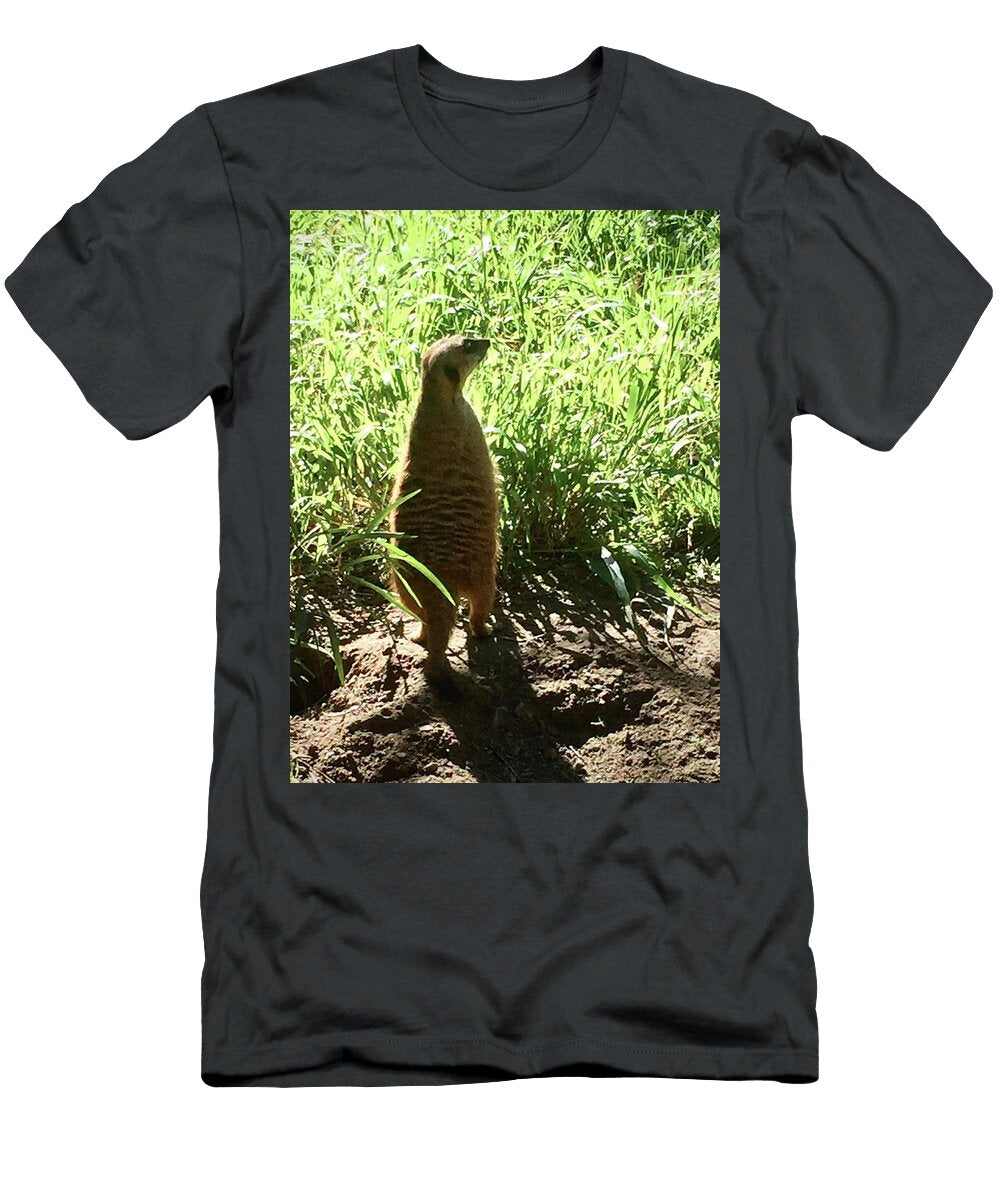 Alert Meerkat in the Sun Masha Batkova T-Shirt