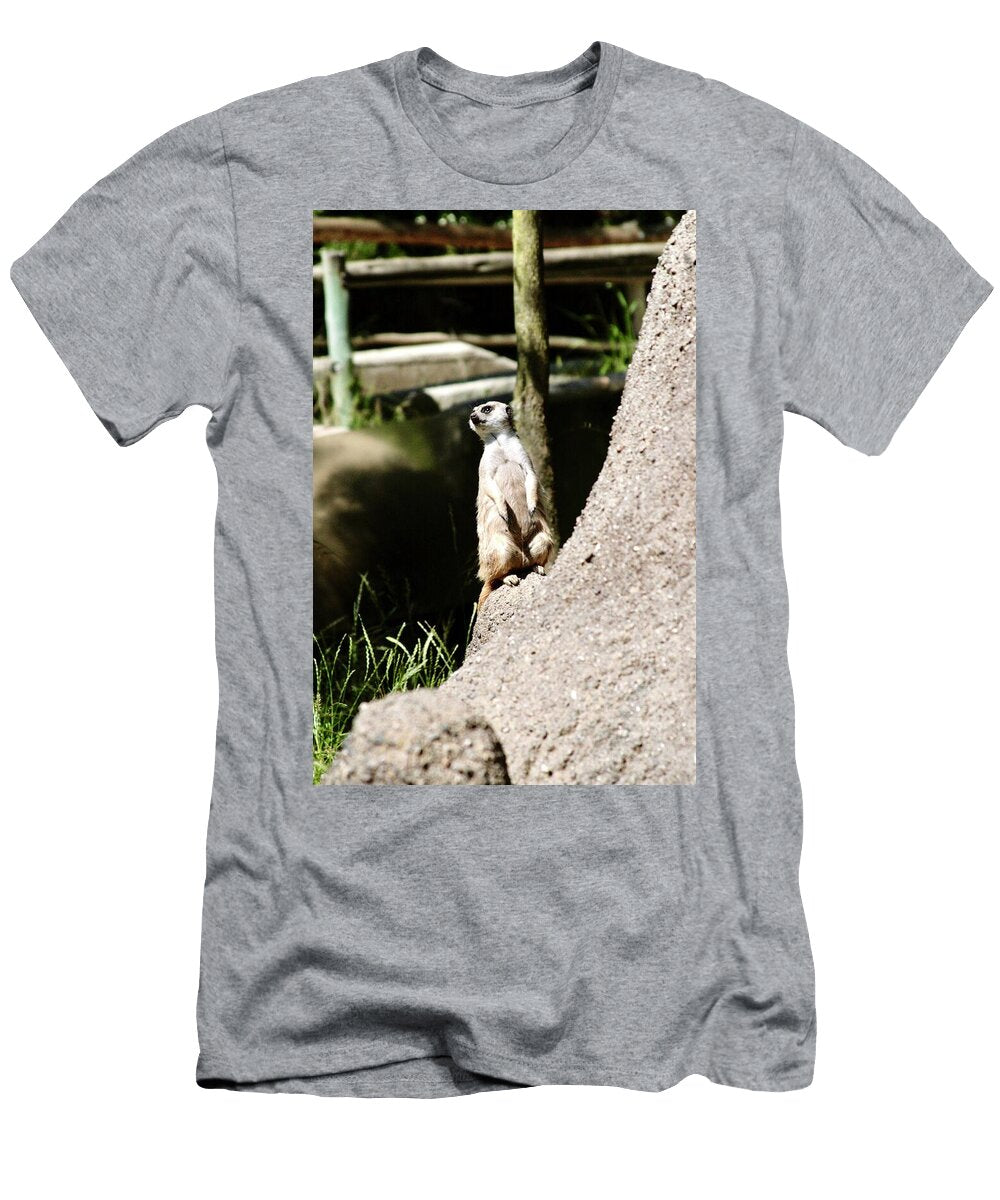 Alert Meerkat on a Sunny Day Masha Batkova T-Shirt
