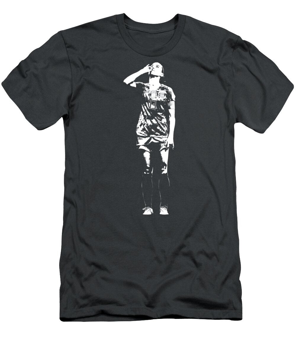Alex Morgan Drinking Tea the White Stencil Turner Sarah T-Shirt