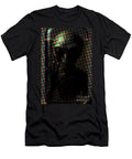 Alien Halftones Pop Art Raven Glow T-Shirt