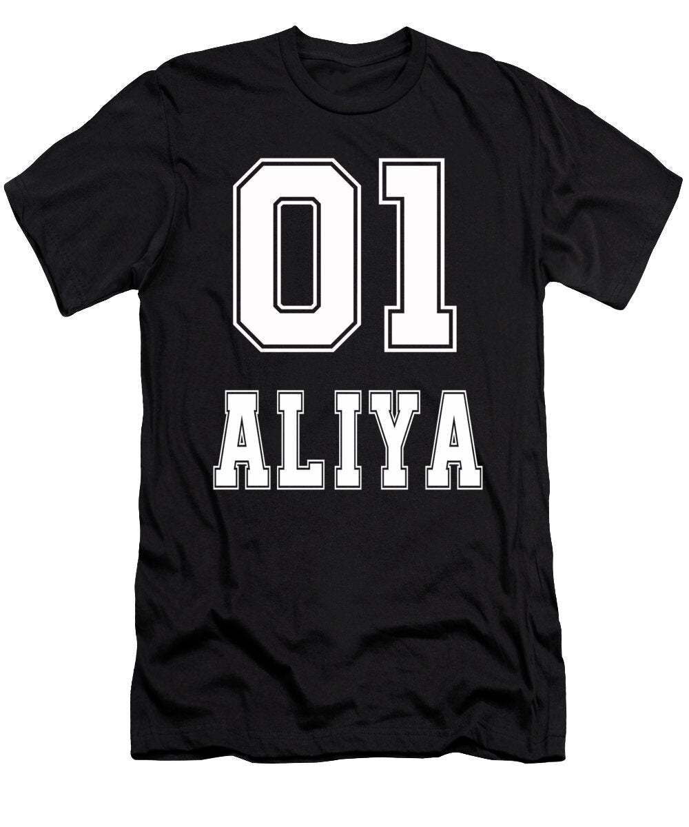 Aliya Name Day Birthday Bachelorette Party Benjamin Burkert T-Shirt