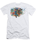 All Seasons Tree Colorful Art Sharon Cummings T-Shirt