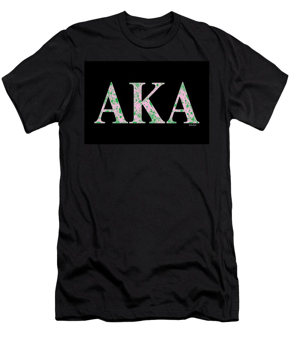 Alpha Kappa Alpha Black Stephen Younts T-Shirt