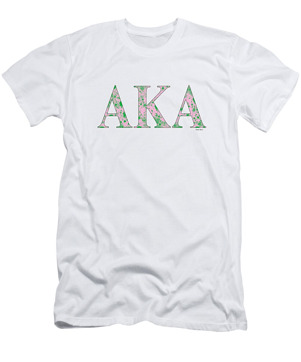 Alpha Kappa Alpha White Stephen Younts T-Shirt