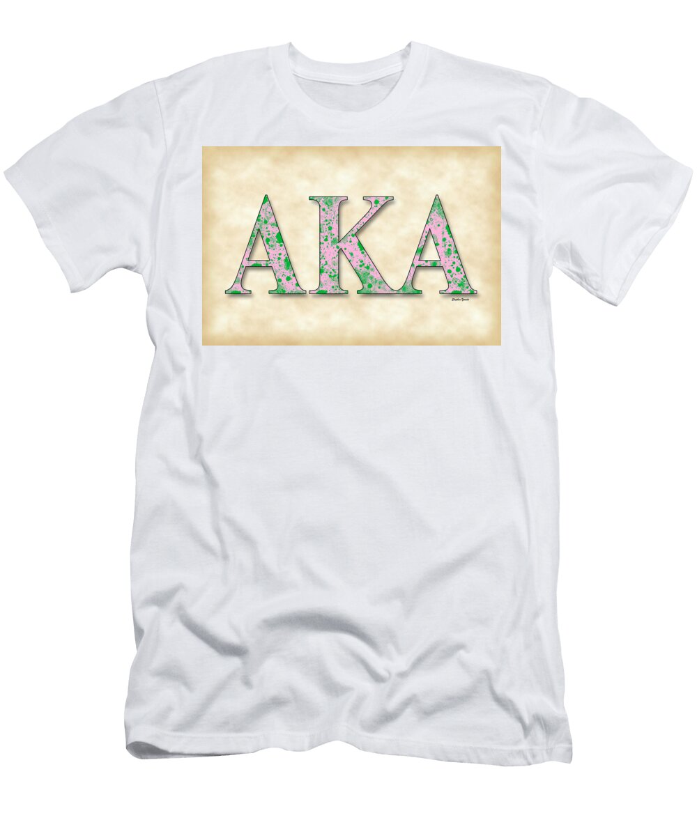 Alpha Kappa Alpha Parchment Stephen Younts T-Shirt