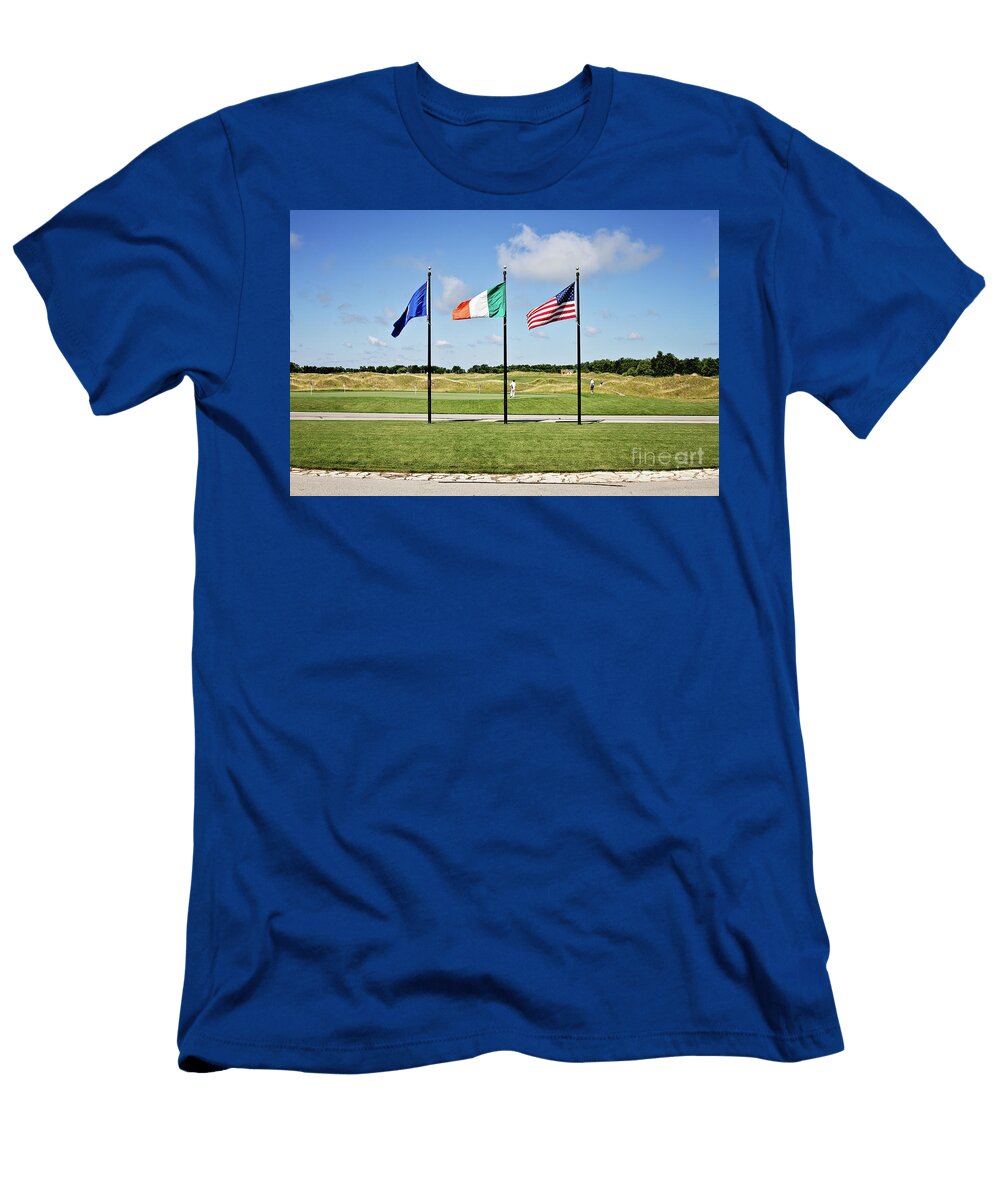 American and Irish Flag Scott Pellegrin T-Shirt