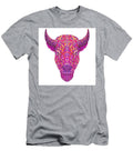 American Bison or American Buffalo Head Front View Pointillist Impressionist Pop Art Style Aloysius Patrimonio T-Shirt