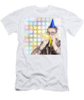Amusement Man in Party Hat Celebrating a Birthday Bash Ryan Jorgensen T-Shirt