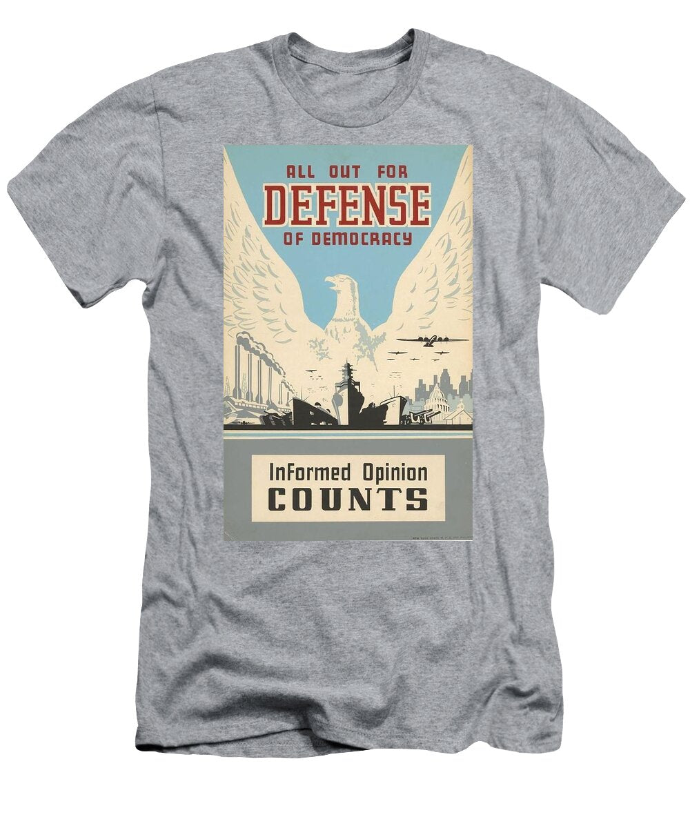 An American Wwii Defense Poster Celestial Images T-Shirt