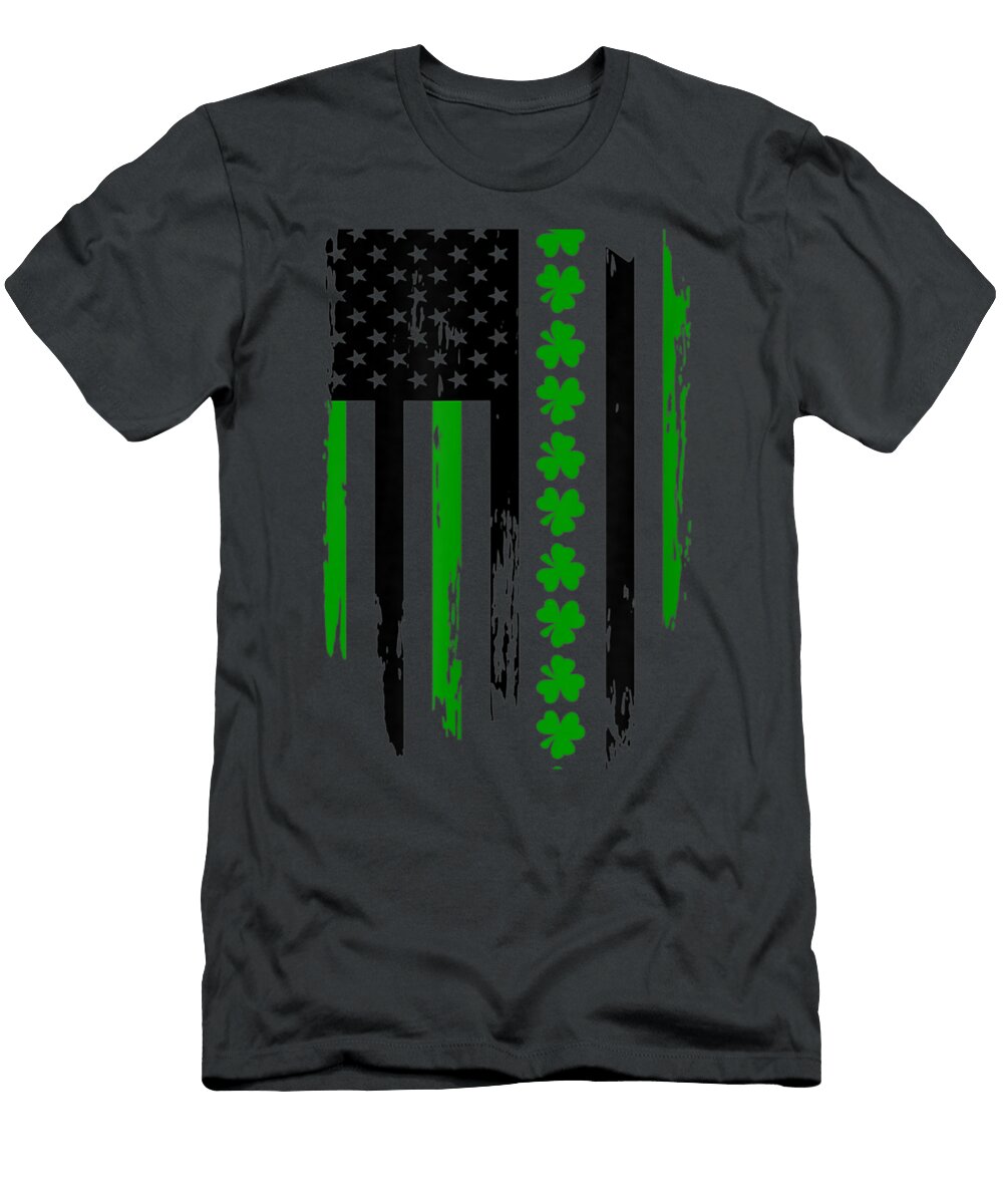 An Flag Shamrock Apparel St Patricks Day Jared Paisle T-Shirt