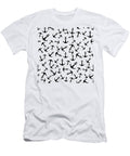 Anchor Pattern Black and White Studio Grafiikka T-Shirt