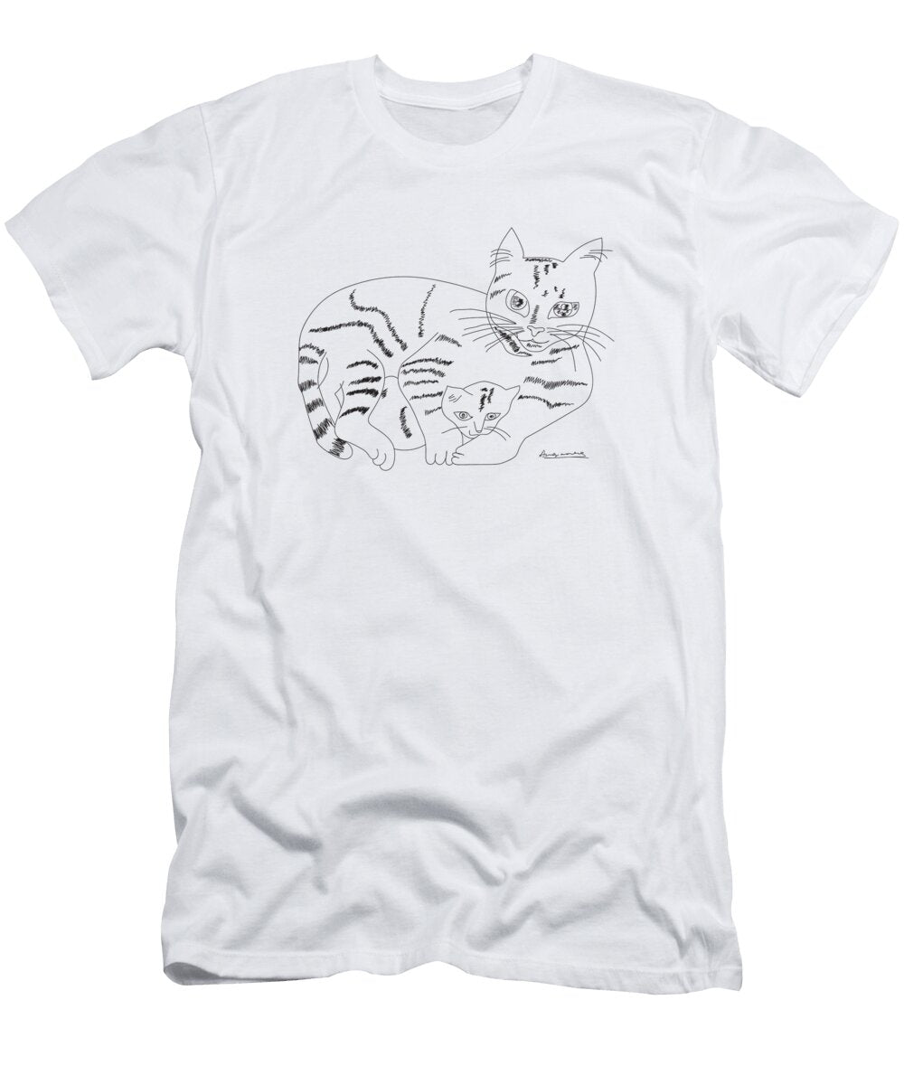 Andy Warho Cats Terry Bill T-Shirt
