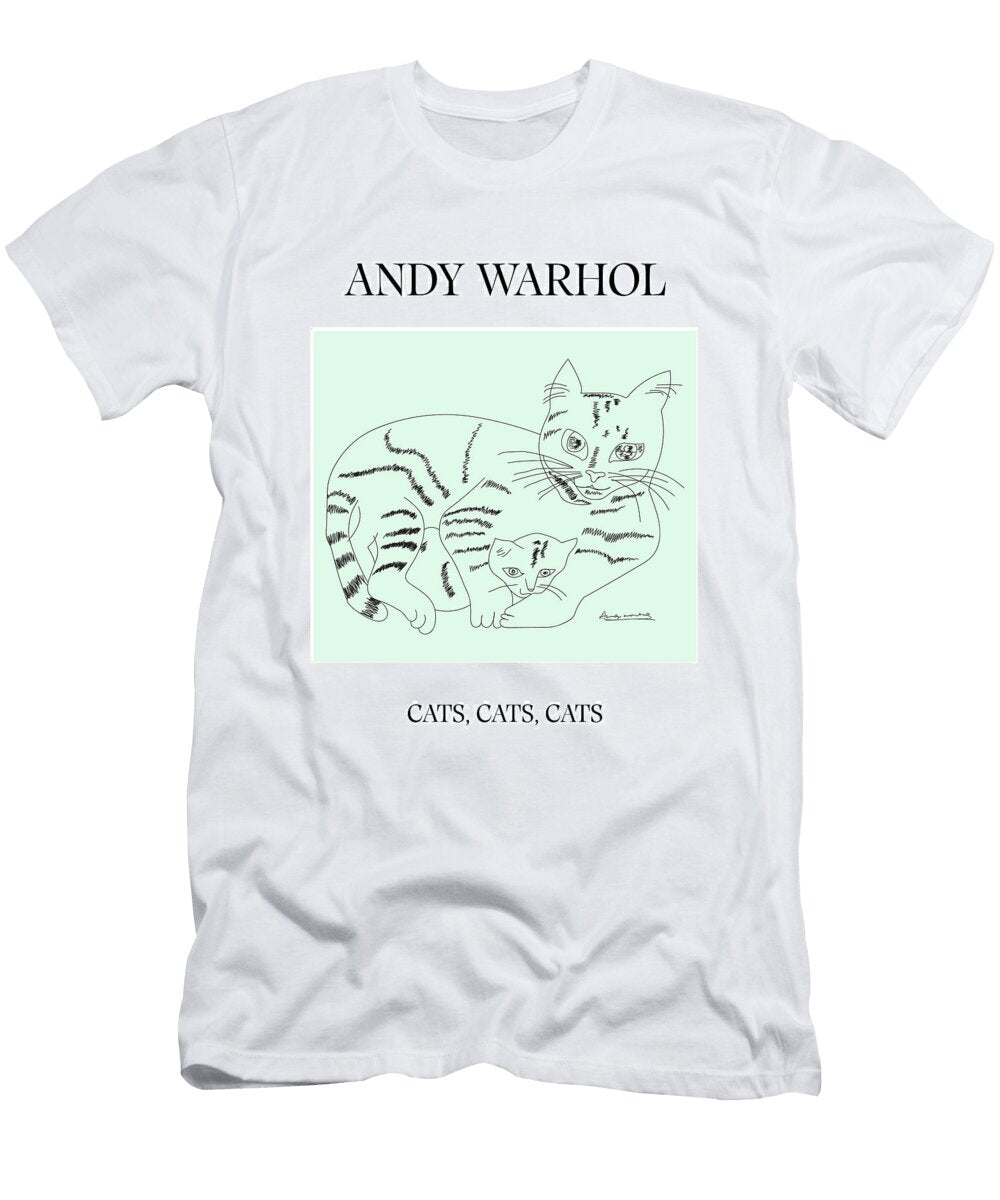 Andy Warhol Cats Cats Cats Mint Terry Bill T-Shirt