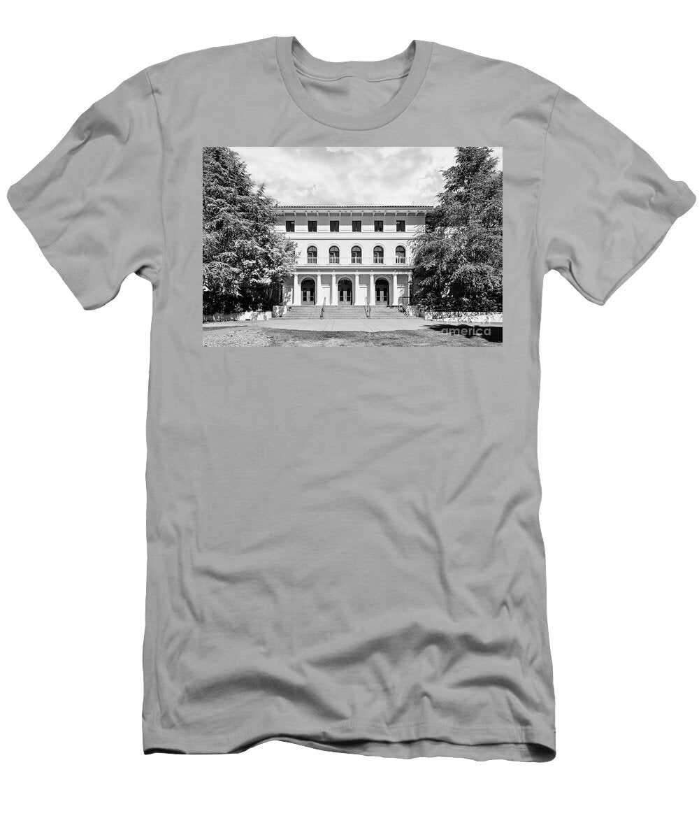 Angelico Hall Dominican University San Rafael California Black and White Dmr Filho T-Shirt