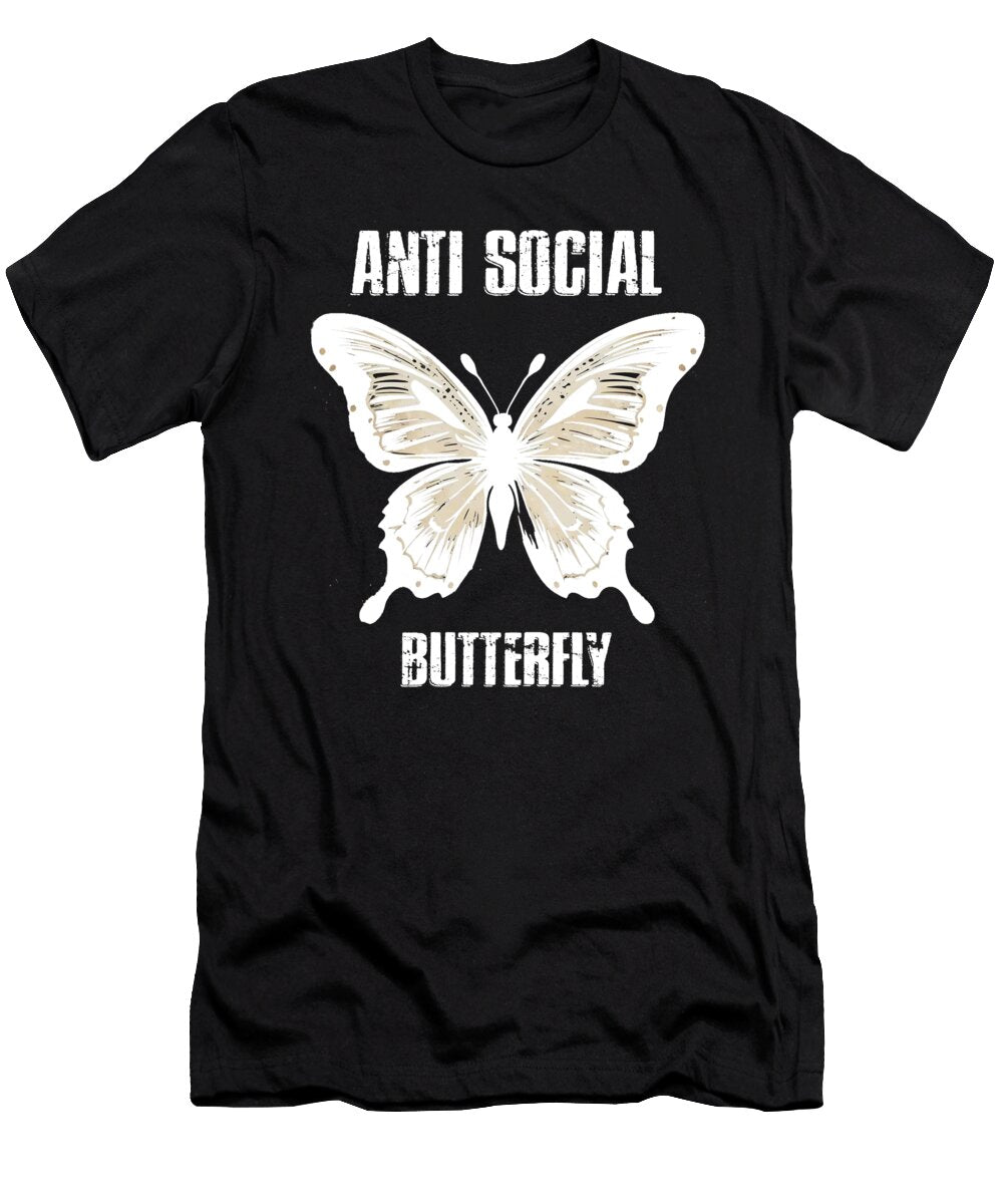 Anti Social Butterfly Grafpunk T-Shirt