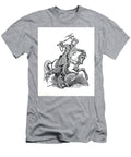 Antique Image Knight on a Horse Pete Klinger T-Shirt