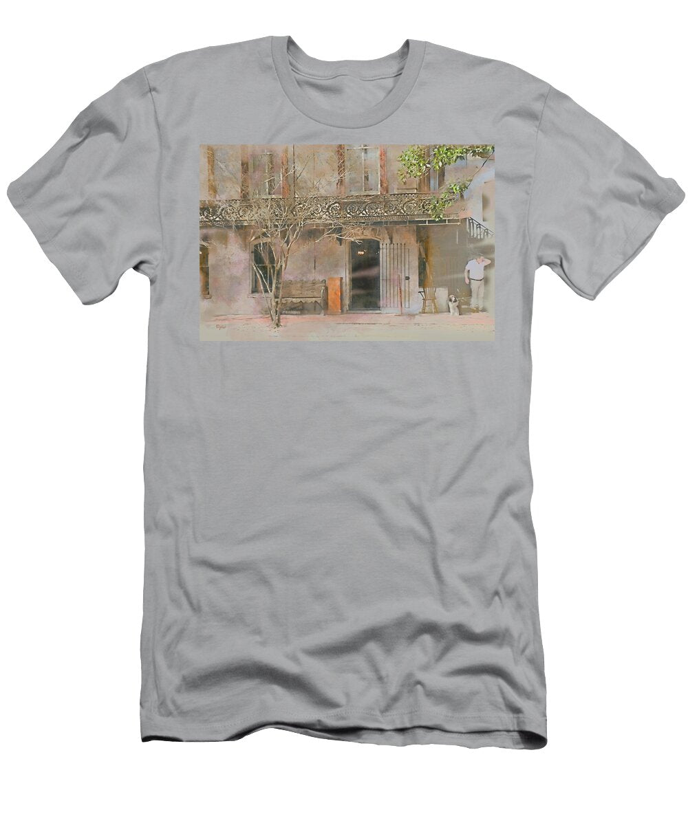 Antique Metalwork Balcony Paulette B Wright T-Shirt