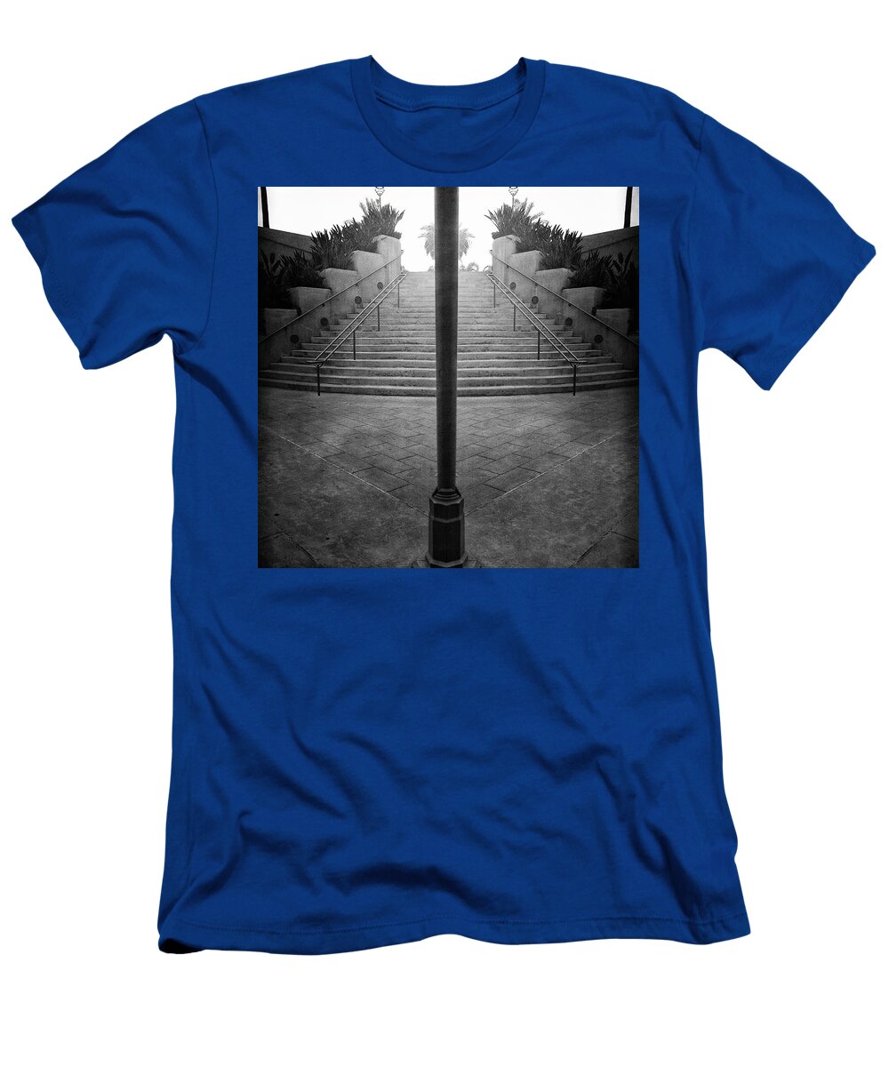 Arch Steps and Light Pole From Parking Structure Yopedro T-Shirt